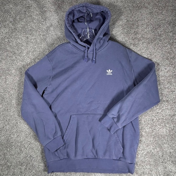 adidas Other - Adidas Trefoil Hoodie Pullover Lavender Fleece‎ Logo  Men's L (READ)